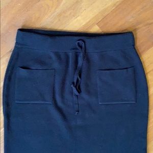 Rainbow Black Sweater Skirt